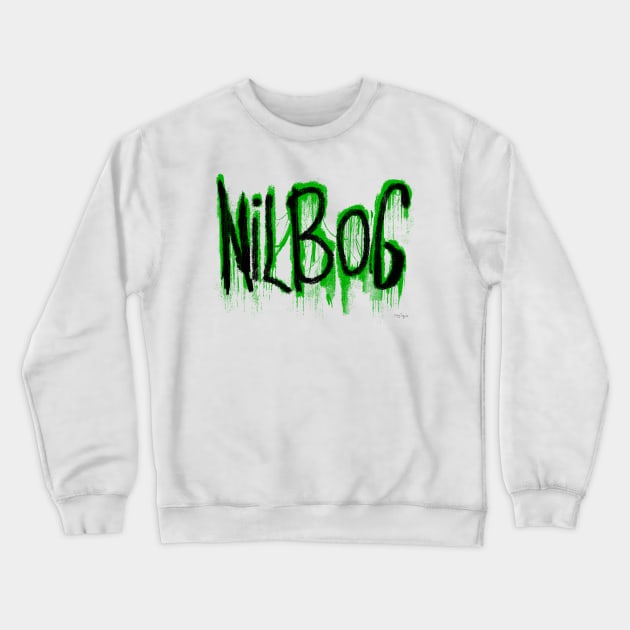 Nilbog Crewneck Sweatshirt by DougSQ